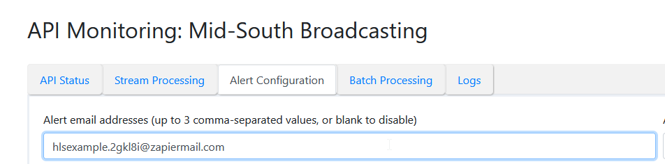 Entered in HLSAnalyzer