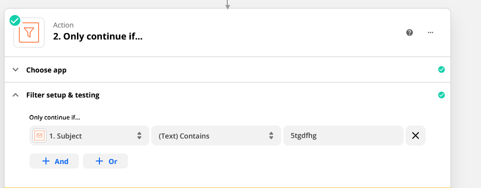 Zapier Filter